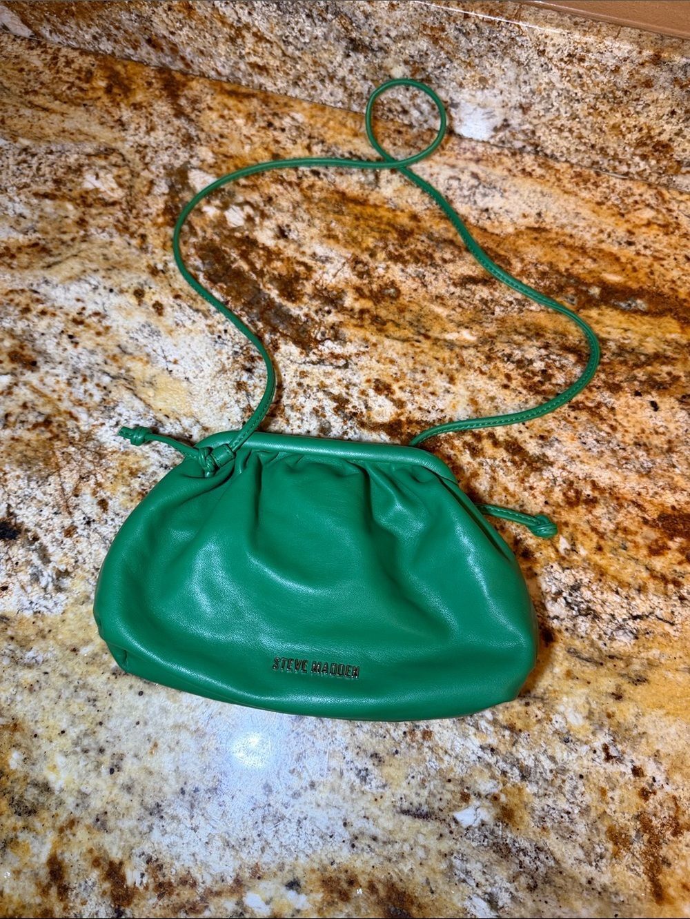 Steve Madden Emerald Green Leather Crossbody